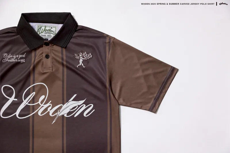 WODEN 2025 Spring & Summer 009 Carved Jersey POLO Shirt