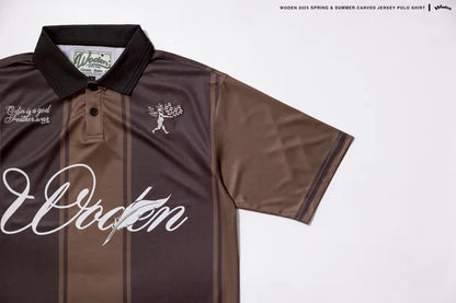 WODEN 2025 Spring & Summer 009 Carved Jersey POLO Shirt