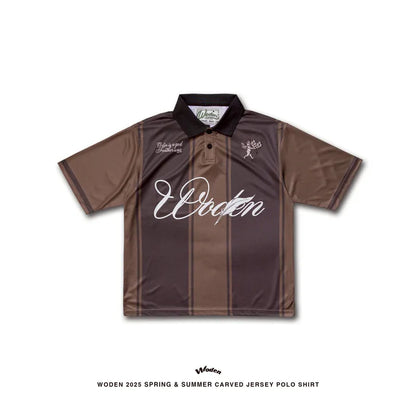 WODEN 2025 Spring & Summer 009 Carved Jersey POLO Shirt