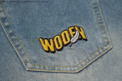WODEN 2025 Spring & Summer 010 Cartoon Flare Capri Shorts