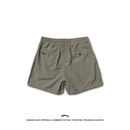 WODEN 2025 Spring & Summer 027 Offset Printing Training Shorts