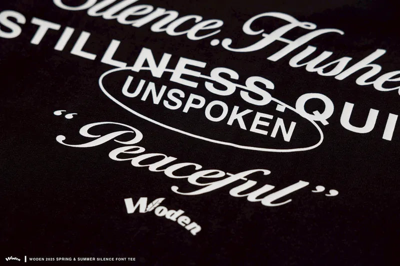 WODEN 2025 Spring & Summer 036 Silence Tee