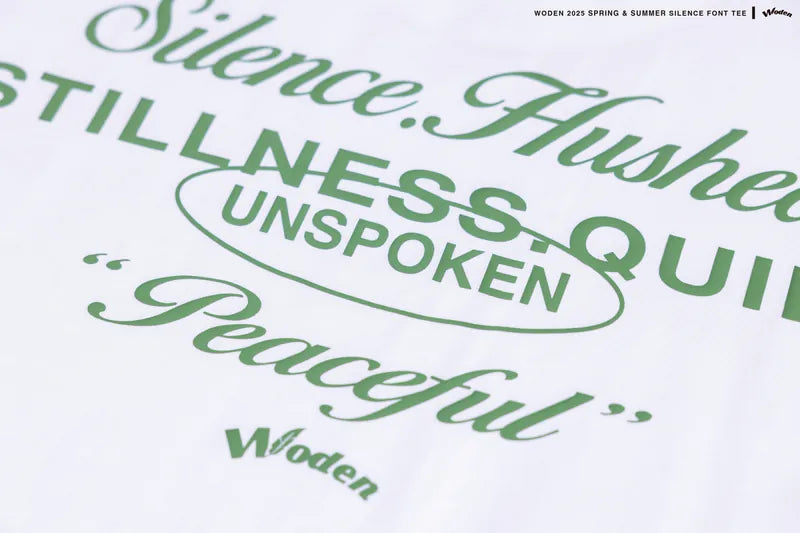 WODEN 2025 Spring & Summer 036 Silence Tee