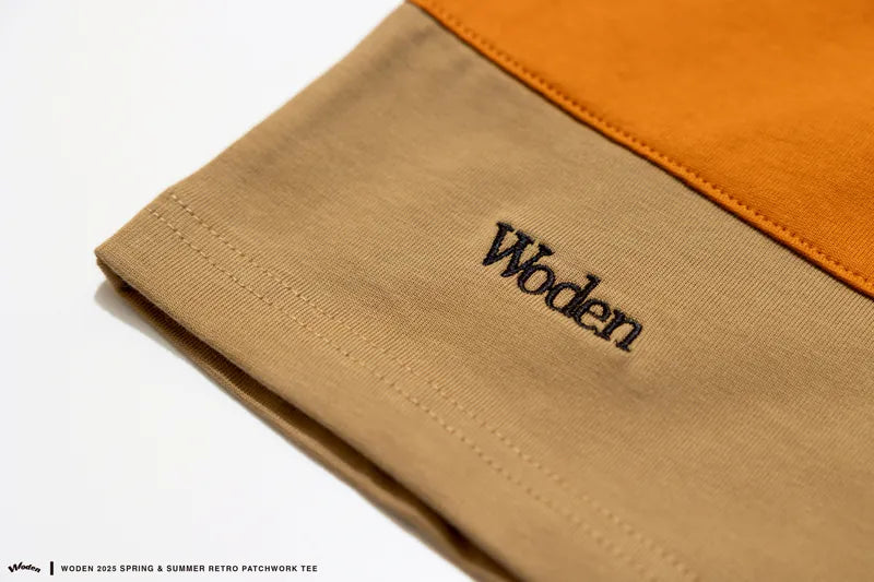 WODEN 2025 Spring & Summer 043 Retro Patchwork Tee