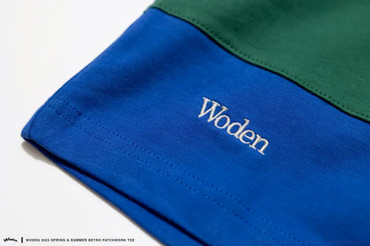 WODEN 2025 Spring & Summer 043 Retro Patchwork Tee