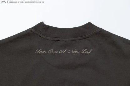 WODEN 2025 Spring & Summer 048 Crop Silence Tee