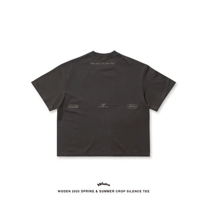 WODEN 2025 Spring & Summer 048 Crop Silence Tee
