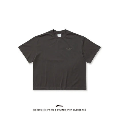 WODEN 2025 Spring & Summer 048 Crop Silence Tee