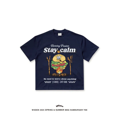 WODEN 2025 Spring & Summer 049 BBQ Hamburger Tee