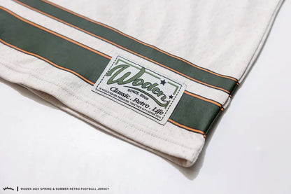 WODEN 2025 Spring & Summer 052 Retro Football Jersey