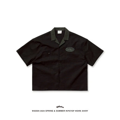 WODEN 2025 Spring & Summer 054 Ripstop Fabric Work Shirt
