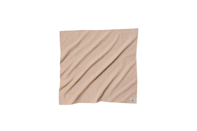 YOKO 25SS 細格膝下褲方巾組
