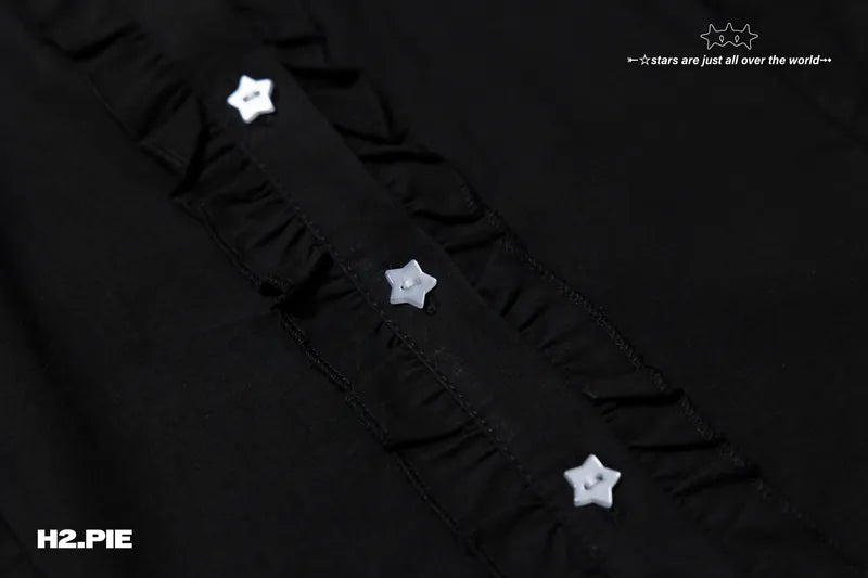 H2.PIE Ruffled Shirt