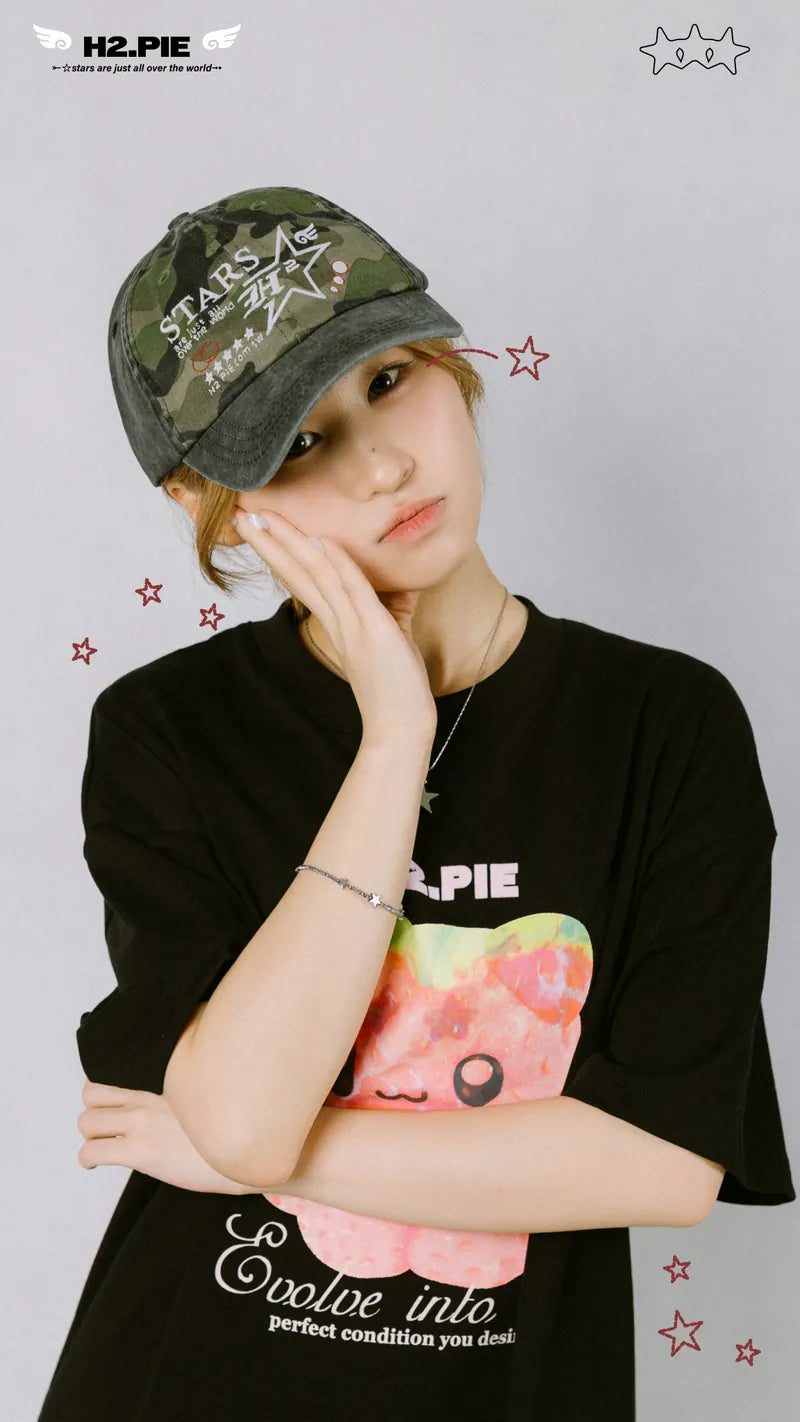 H2.PIE Camo Stars Cap