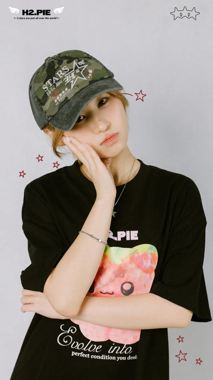 H2.PIE Camo Stars Cap