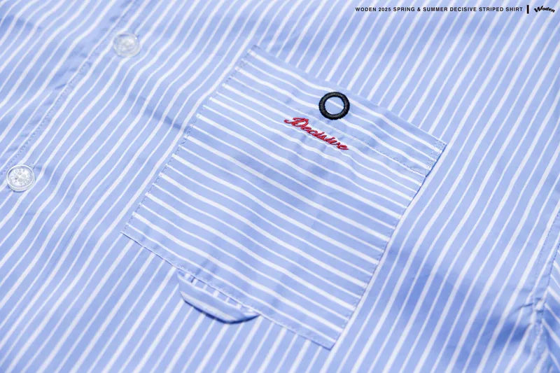 WODEN 2025 Spring & Summer 062 Decisive Striped Shirt