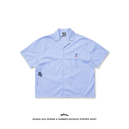 WODEN 2025 Spring & Summer 062 Decisive Striped Shirt