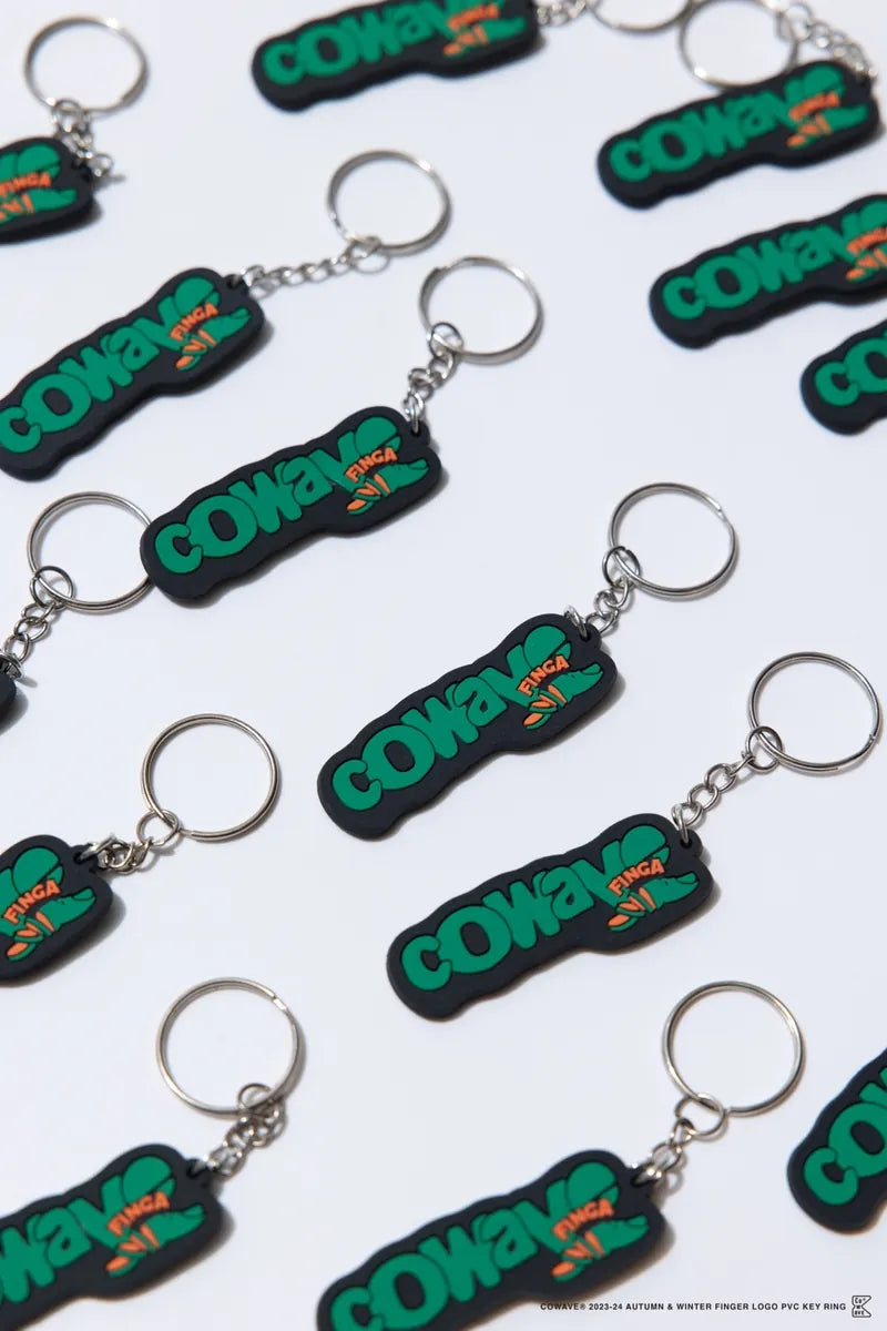 COWAVE 2023-24 Fall & Winter Finger LOGO PVC Key Ring