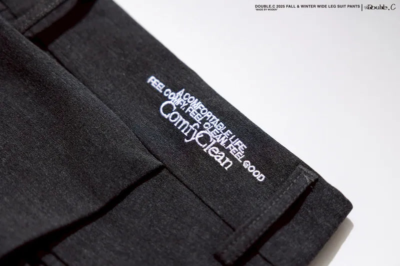 Double.C 2025 Fall & Winter Wide Leg Suit Pants(D-03)