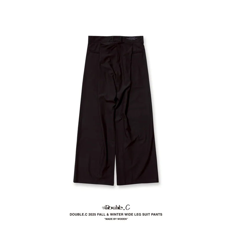 Double.C 2025 Fall & Winter Wide Leg Suit Pants(D-03)