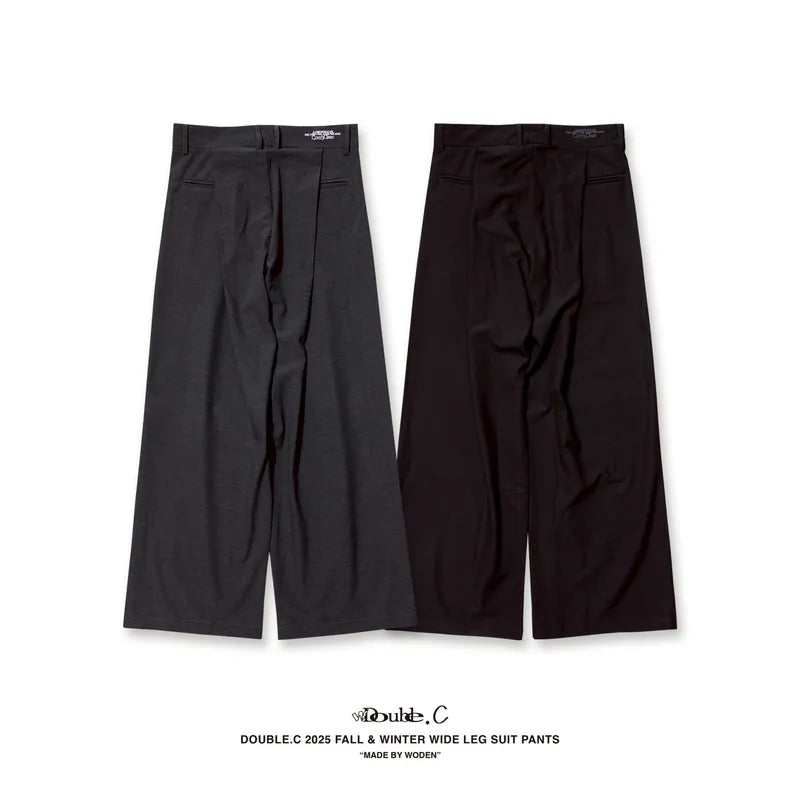 Double.C 2025 Fall & Winter Wide Leg Suit Pants(D-03)