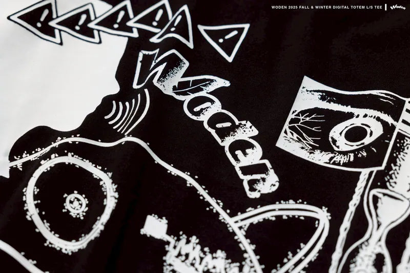WODEN 2025 Fall & Winter 003 Digital Totem L/S Tee