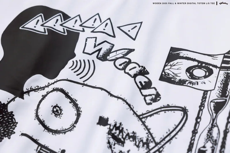 WODEN 2025 Fall & Winter 003 Digital Totem L/S Tee