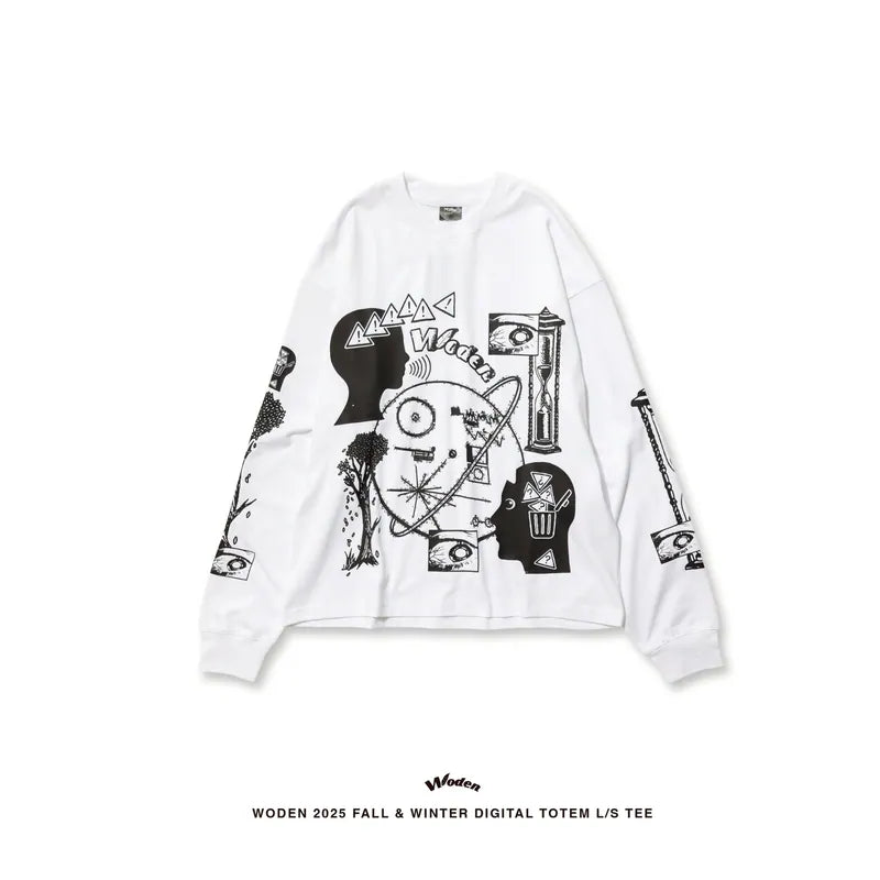 WODEN 2025 Fall & Winter 003 Digital Totem L/S Tee