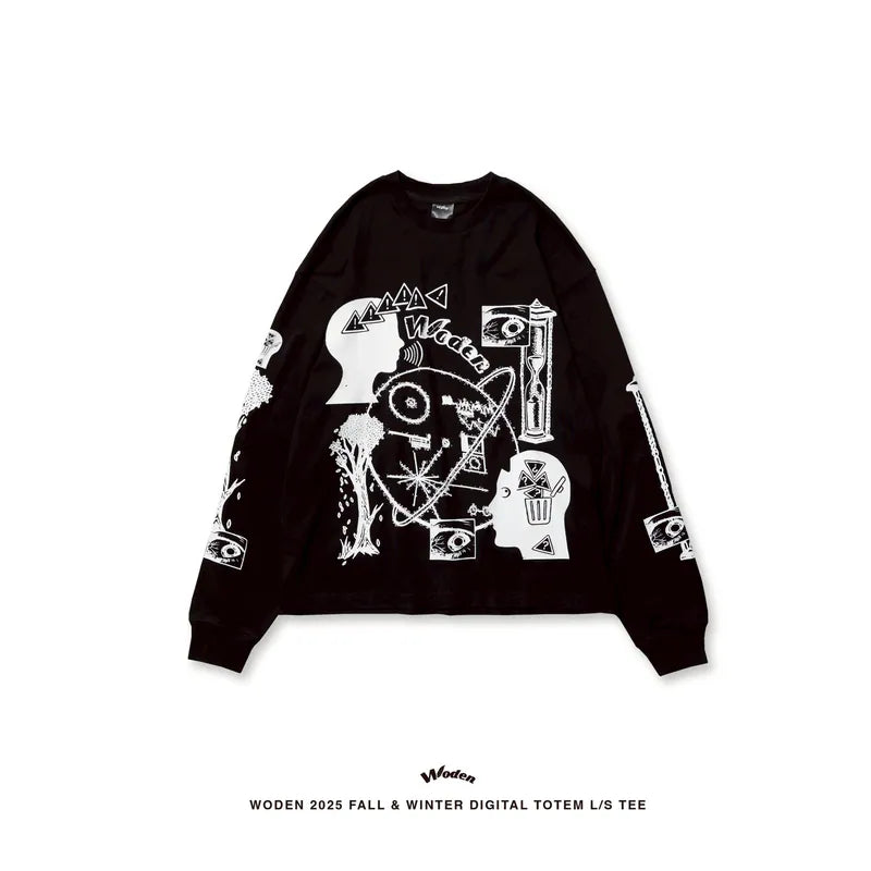 WODEN 2025 Fall & Winter 003 Digital Totem L/S Tee