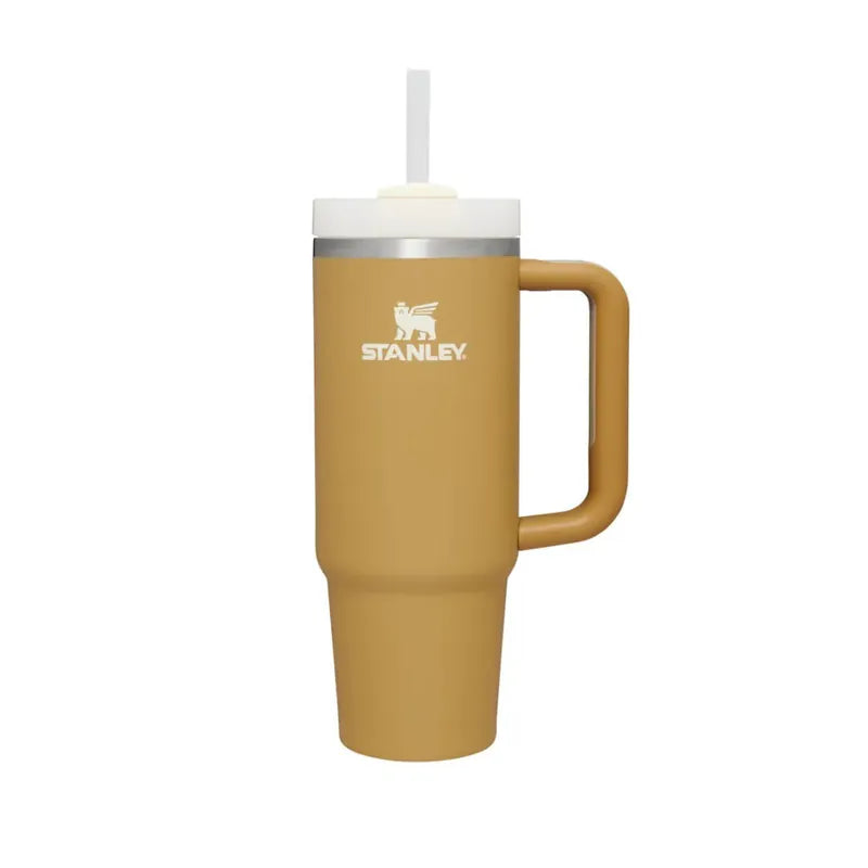 STANLEY 冒險系列 吸管隨手杯2.0 0.88L 焦糖棕