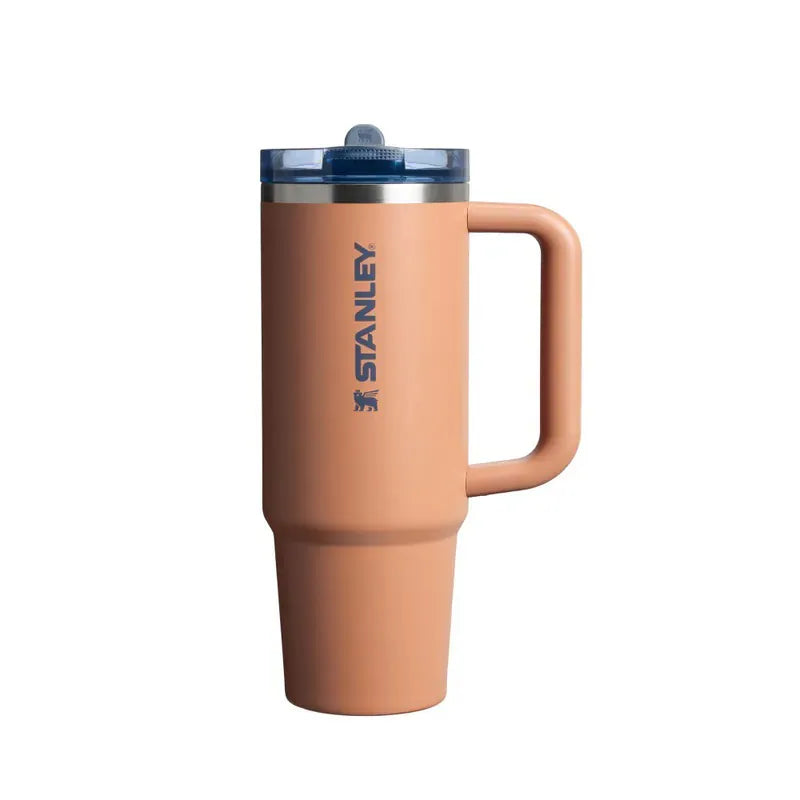 STANLEY 防漏吸管隨手杯 0.88L 暮日棕