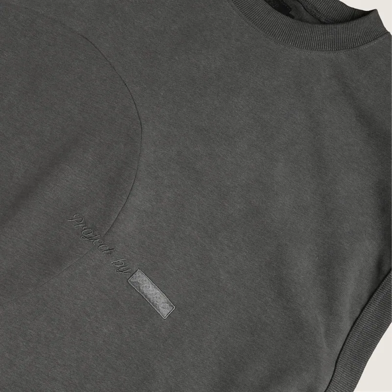 P.B.P - CURVED LOOSE VEST - BLACK