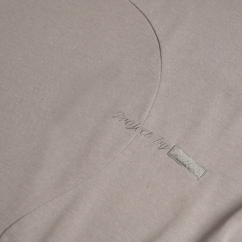 P.B.P - CURVED LOOSE VEST - GRAY