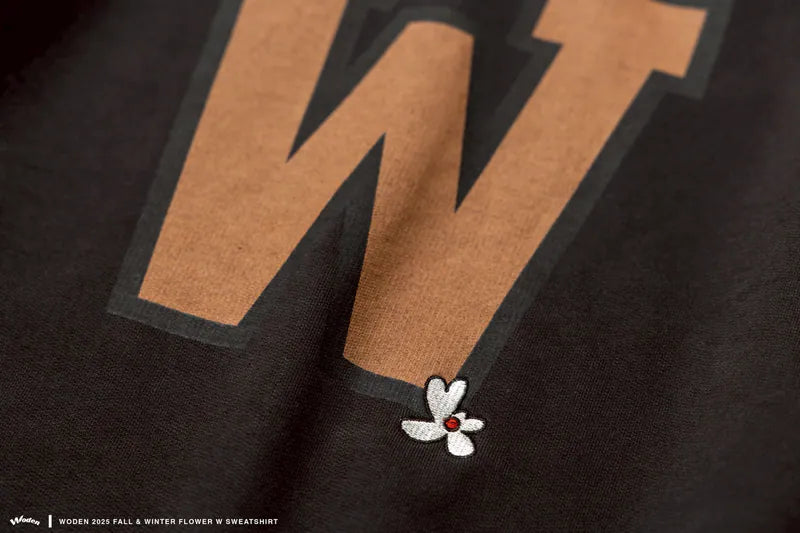 WODEN 2025 Fall & Winter 008 Flower W Sweatshirt
