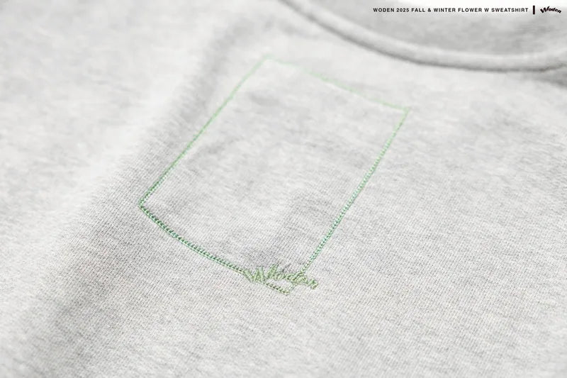 WODEN 2025 Fall & Winter 008 Flower W Sweatshirt