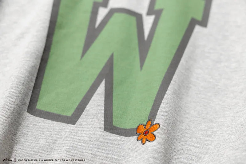 WODEN 2025 Fall & Winter 008 Flower W Sweatshirt