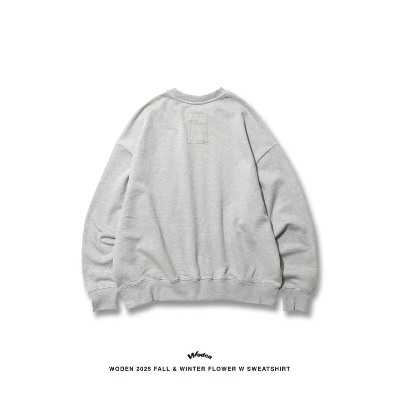WODEN 2025 Fall & Winter 008 Flower W Sweatshirt