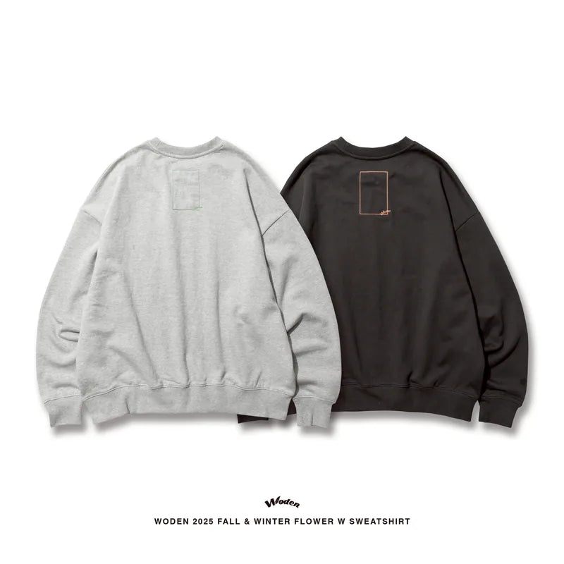 WODEN 2025 Fall & Winter 008 Flower W Sweatshirt