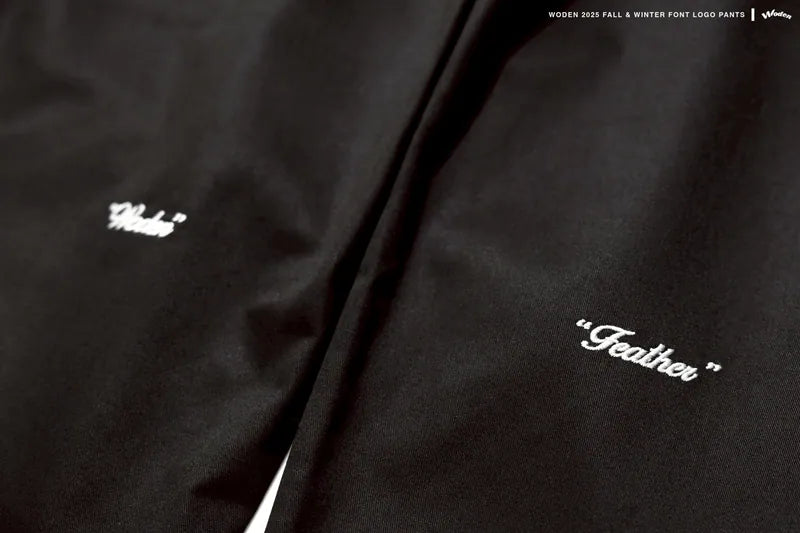 WODEN 2025 Fall & Winter 009 Font LOGO Cargo Pants
