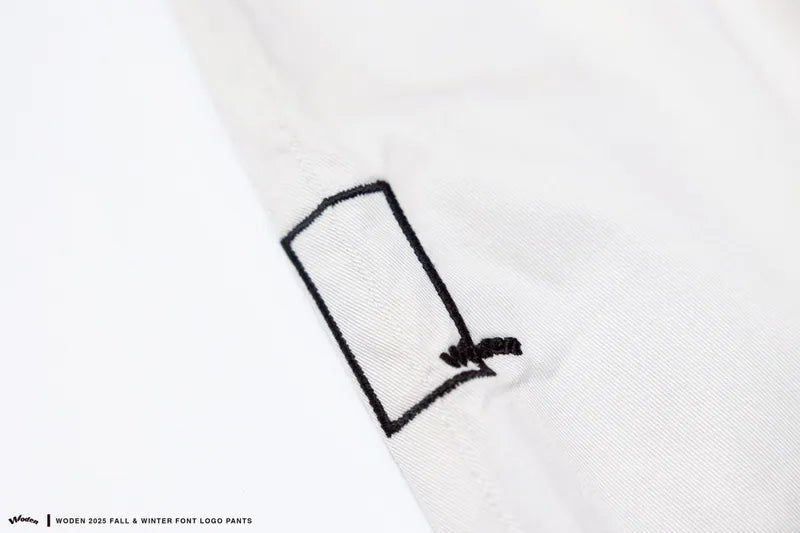 WODEN 2025 Fall & Winter 009 Font LOGO Cargo Pants