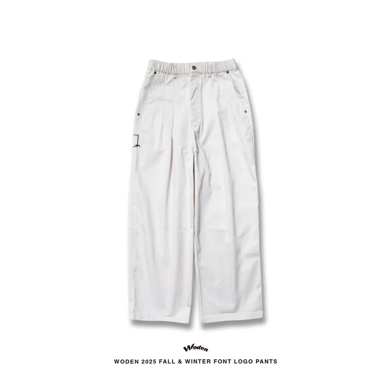 WODEN 2025 Fall & Winter 009 Font LOGO Cargo Pants