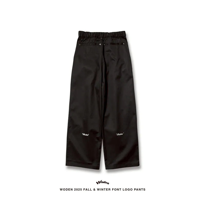 WODEN 2025 Fall & Winter 009 Font LOGO Cargo Pants