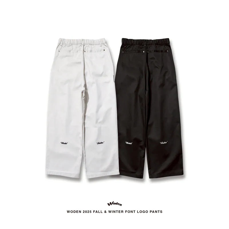 WODEN 2025 Fall & Winter 009 Font LOGO Cargo Pants