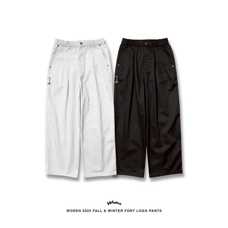 WODEN 2025 Fall & Winter 009 Font LOGO Cargo Pants