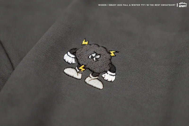 WODEN / EMUDY 2025 Fall & Winter 012 TTF I’M THE BEST Sweatshirt