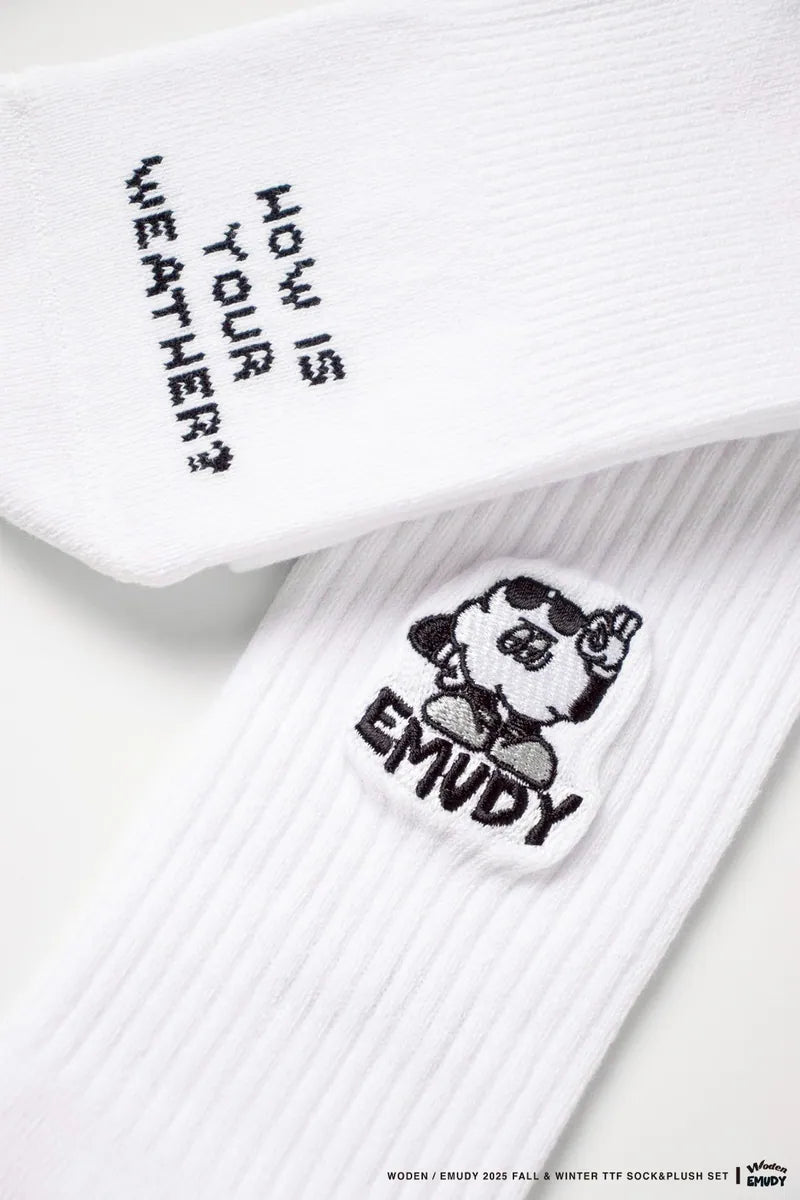 WODEN / EMUDY/ Faam 2025 Fall & Winter 015 TTF SOCK & PLUSH SET
