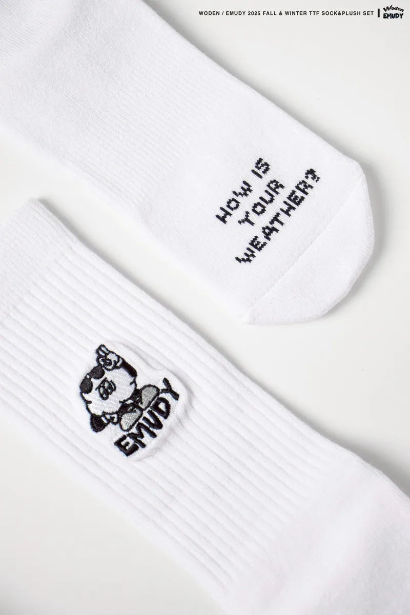 WODEN / EMUDY/ Faam 2025 Fall & Winter 015 TTF SOCK & PLUSH SET