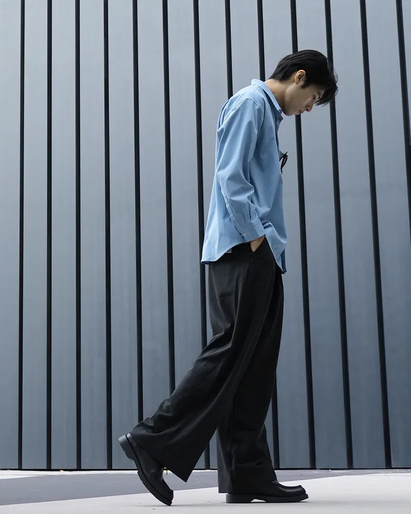 P.B.P - LOOSE-FIT TROUSERS - DARK GRAY