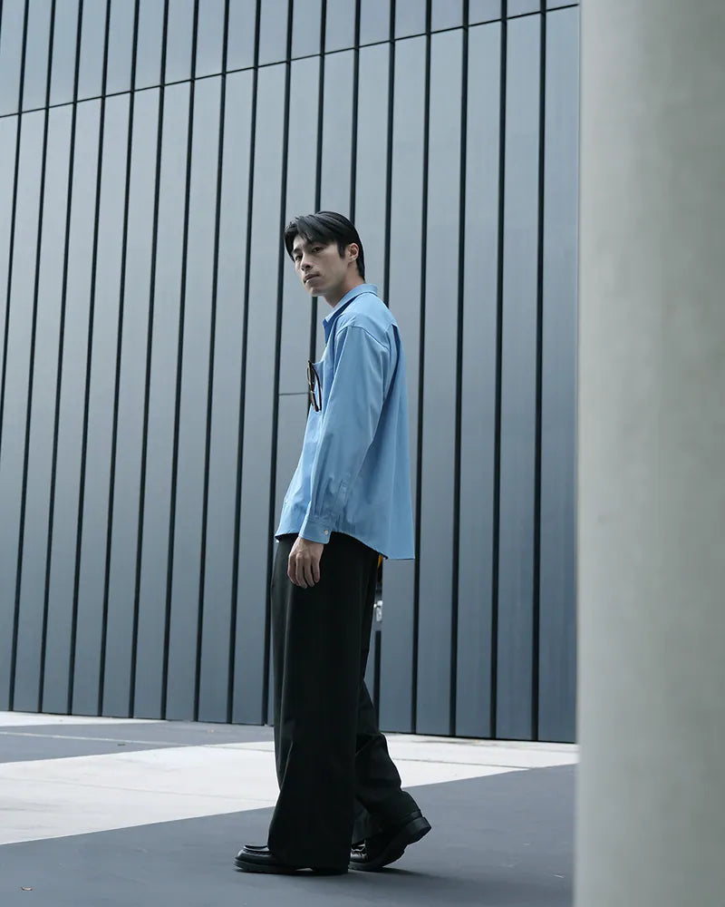 P.B.P - LOOSE-FIT TROUSERS - DARK GRAY