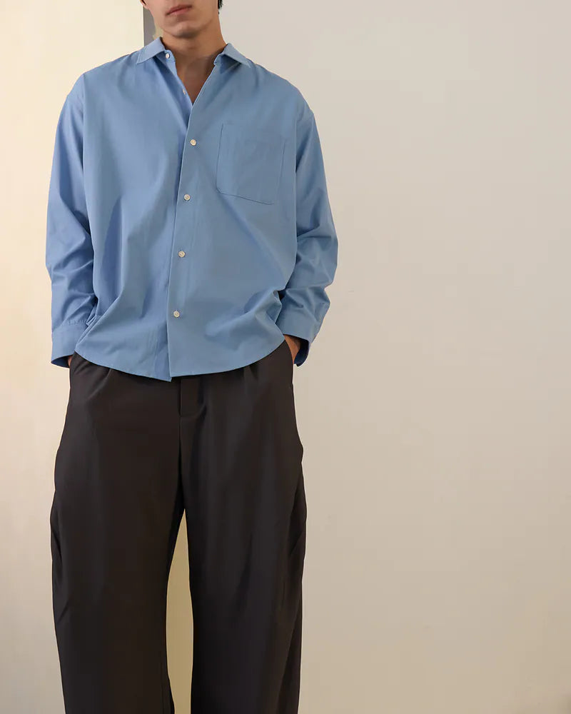 P.B.P - LOOSE FIT DAILY SHIRT - BLUE
